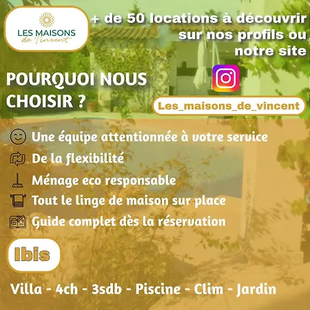 Ibis - Avec Piscine, Jardin Et Parking Villa *